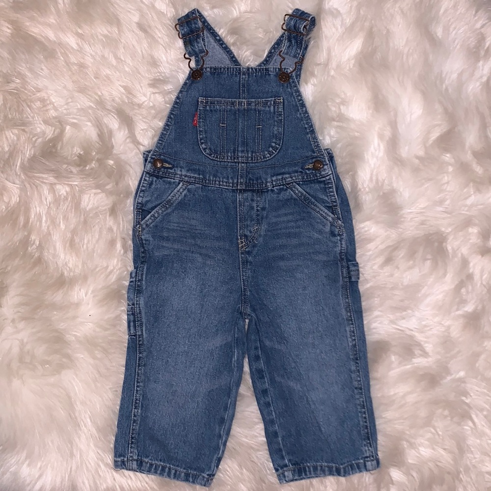 Levi’s Strauss Cargo Denim Overalls